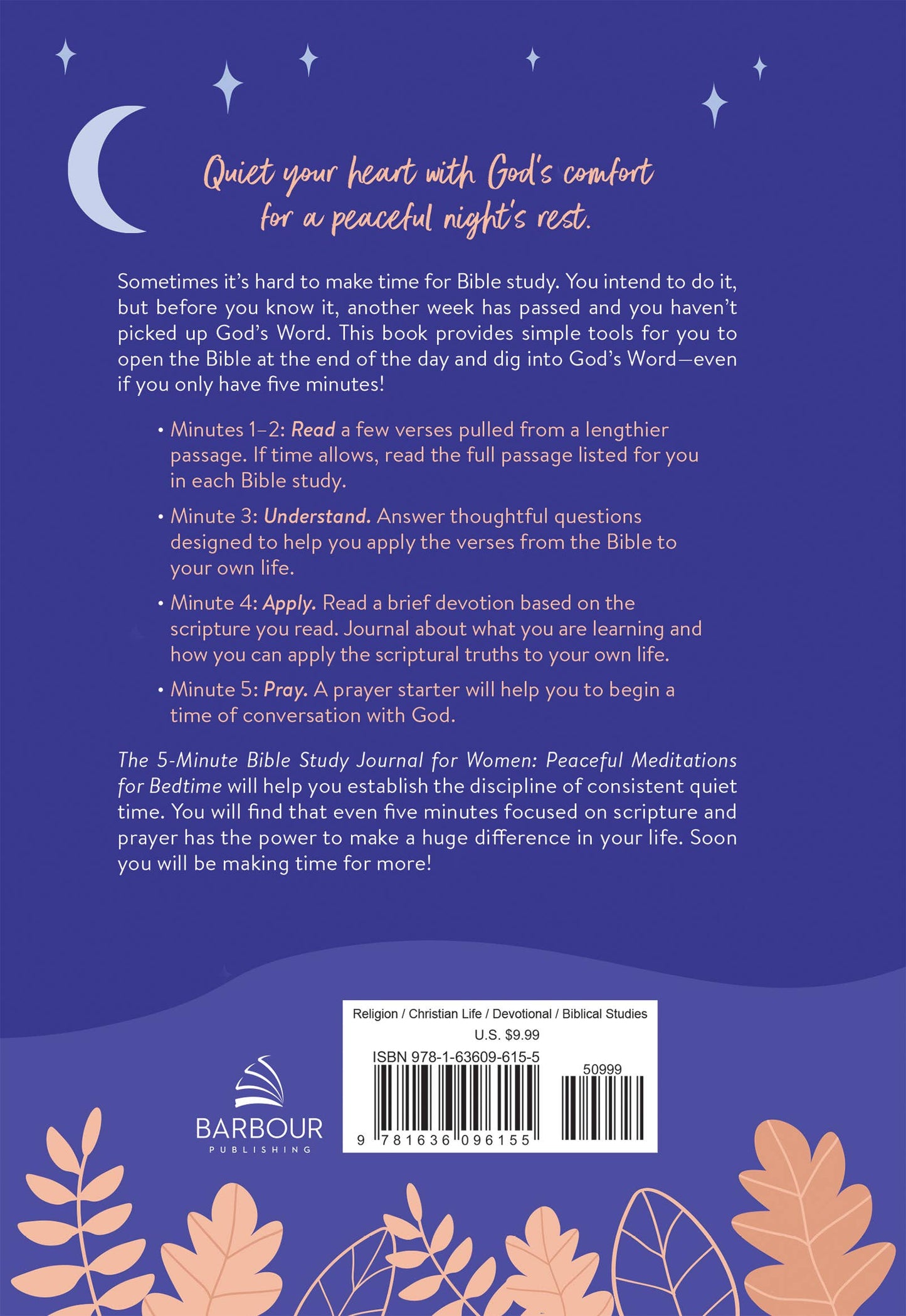 The 5-Minute Bible Study Journal for Women