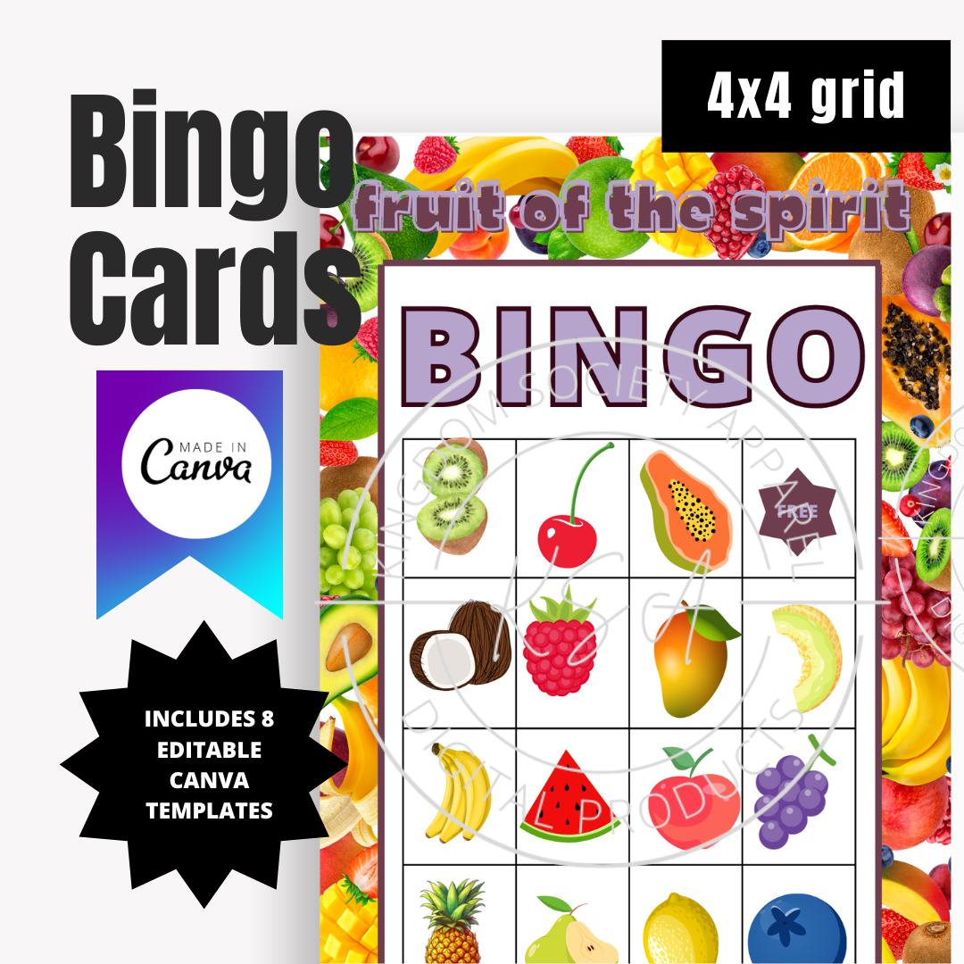 fruit-of-the-spirit-bingo-bundle-kingdom-society-apparel for Free Printable Fruit Bingo Cards Fruit of the Spirit Bingo Bundle – Kingdom Society Apparel for Free Printable Fruit Bingo Cards