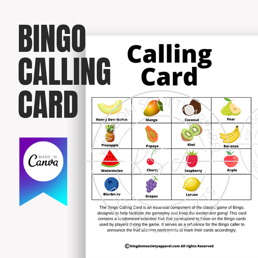 Fruit of the Spirit Bingo Bundle