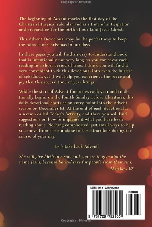 Taking Back Advent: Moving From the Mundane to the Miraculous