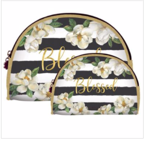 Blessed Magnolia Canvas Handbag