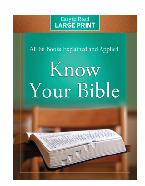 know your bible book