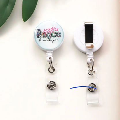 Spricture inspired retractable badge holder