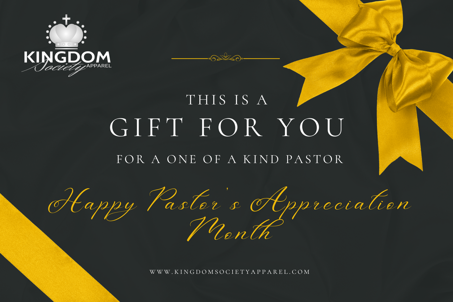 Happy Pastor's Appreciation Month Gift Card