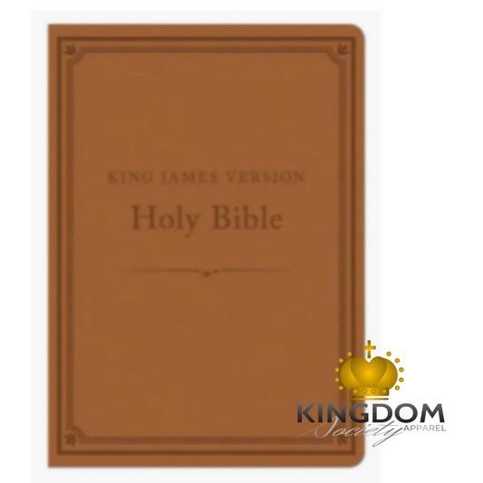 KJV Compact Gift And Award Bible Reference Edition Camel