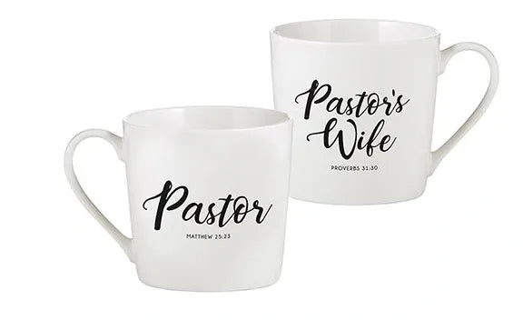 Pastor and Wife Mug Gift Set